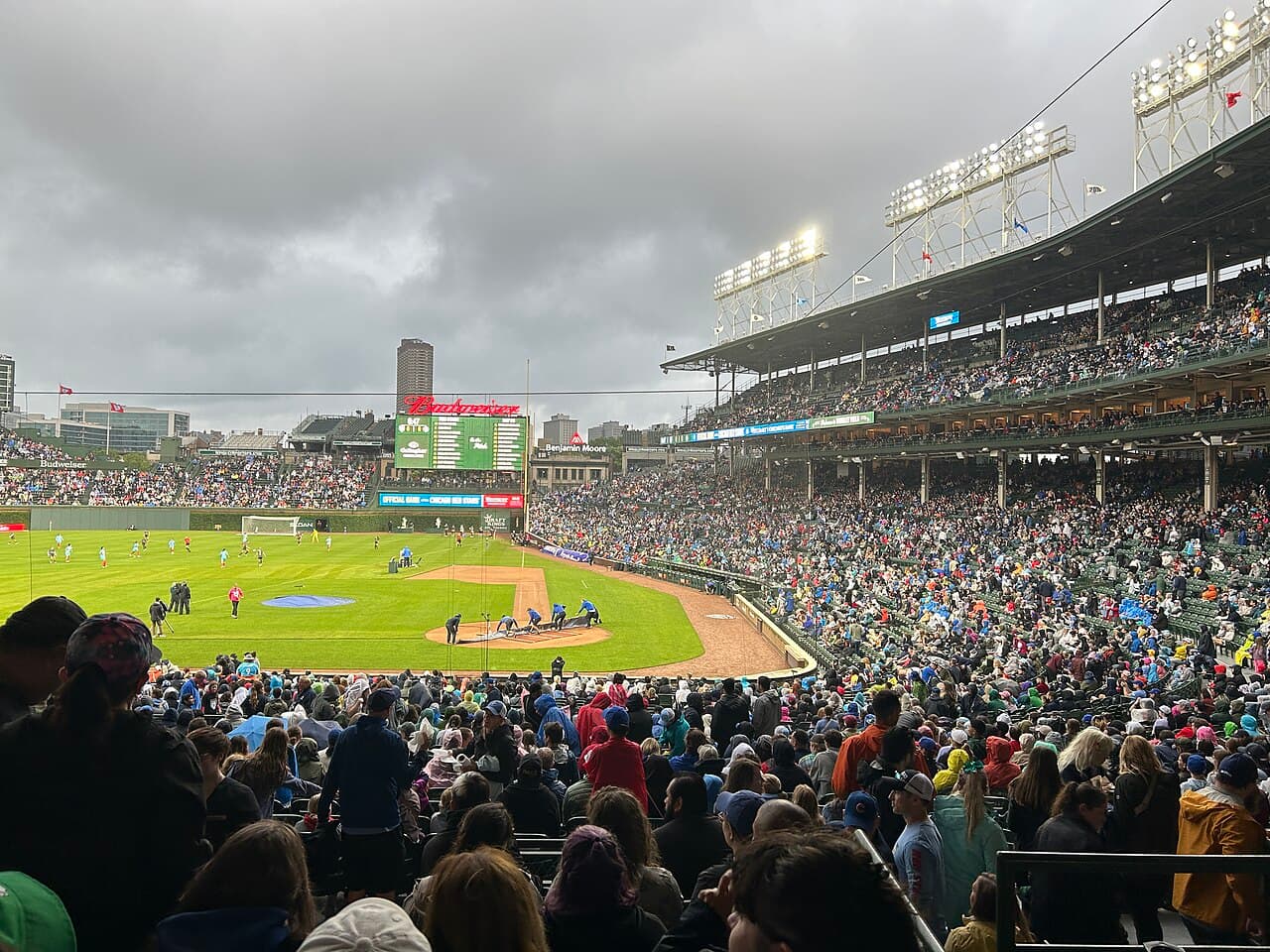Wrigley Field, home of the Chicago Cubs and a defining MLB venue
